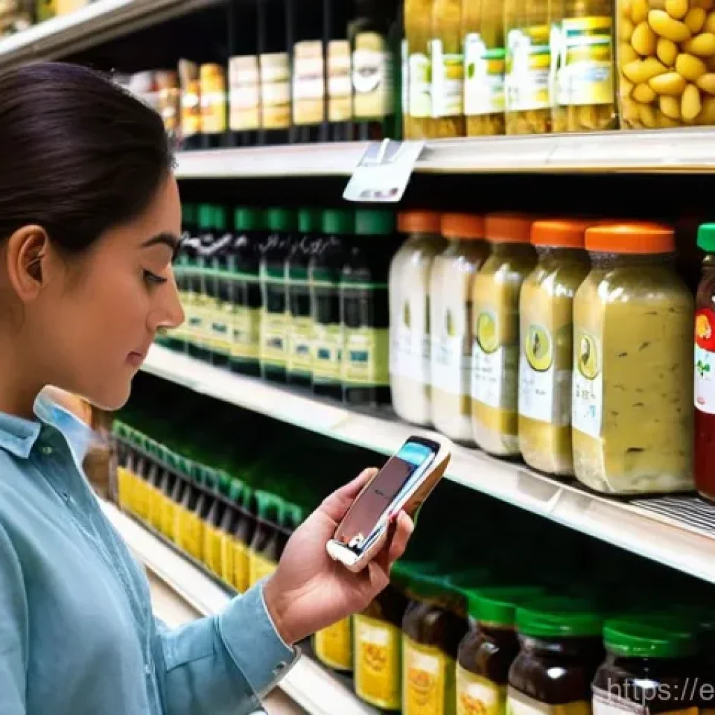 이탈리아에서 한국 음식 구하기 - **Prompt:** A discerning female foodie, in her late 20s, wearing stylish yet comfortable casual atti...